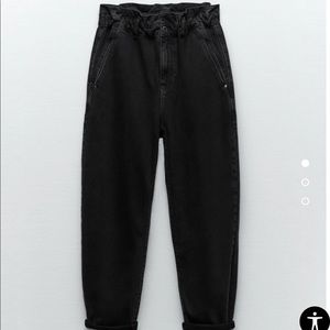 Zara Baggy Paperbag Jeans